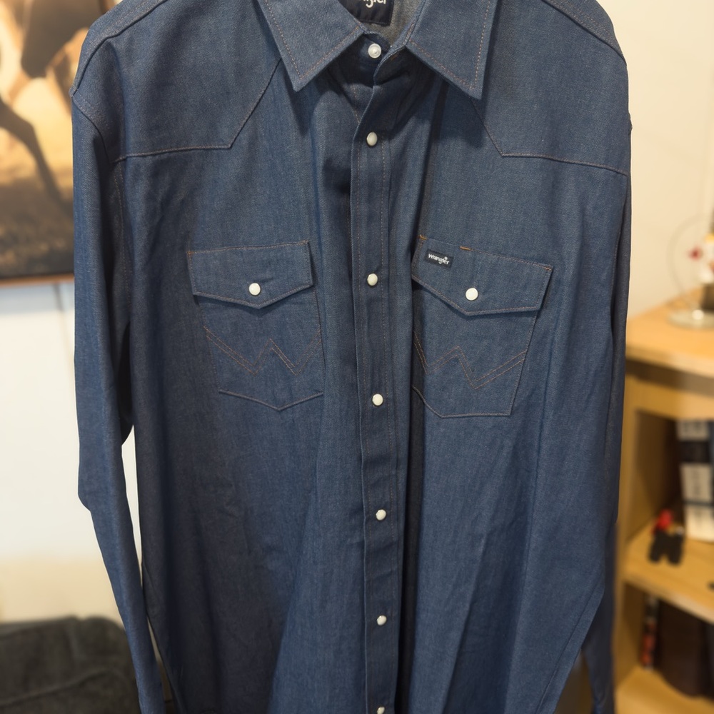 Wrangler Denim Western Shirt